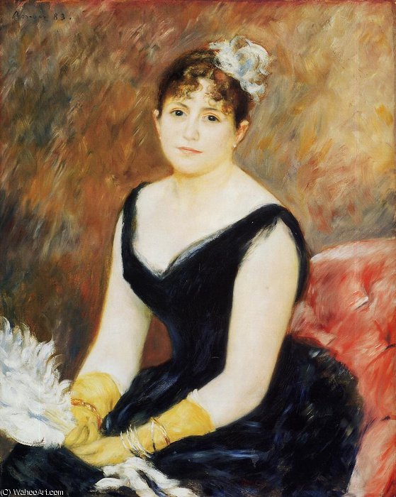 Wikioo.org - The Encyclopedia of Fine Arts - Painting, Artwork by Pierre-Auguste Renoir - Marie henriette valentine billet