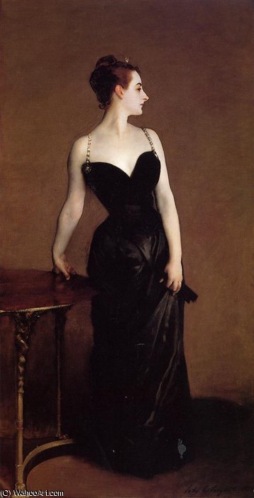 WikiOO.org - Enciclopedia of Fine Arts - Pictura, lucrări de artă John Singer Sargent - Madame X (Madame Gautreau)