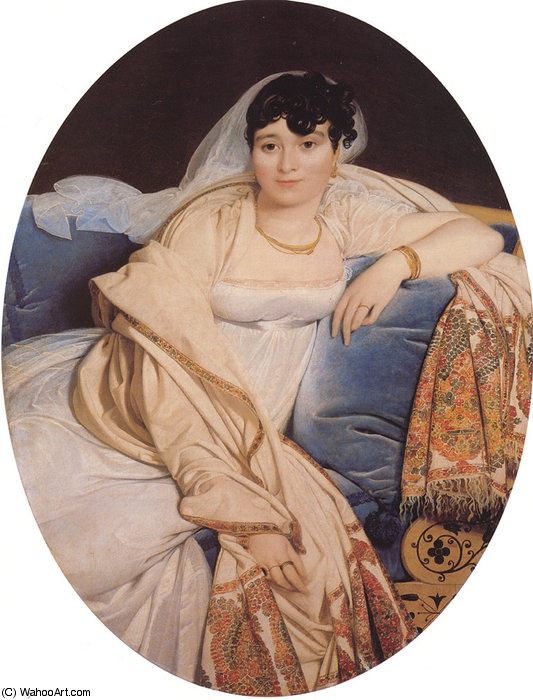 Wikioo.org - The Encyclopedia of Fine Arts - Painting, Artwork by Jean Auguste Dominique Ingres - Madame philibert rivière
