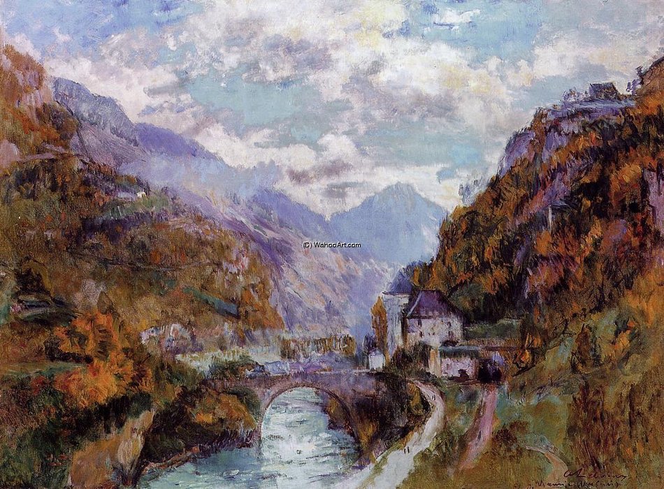 WikiOO.org - Encyclopedia of Fine Arts - Maleri, Artwork Albert-Charles Lebourg (Albert-Marie Lebourg) - Switzerland