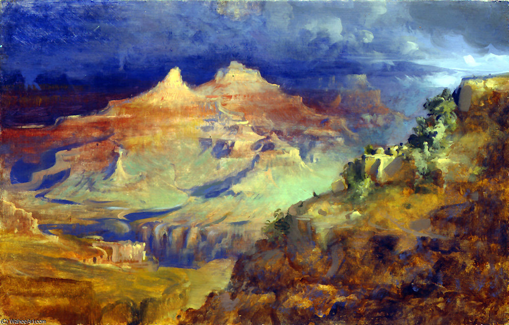 Wikioo.org - The Encyclopedia of Fine Arts - Painting, Artwork by Frank Mason - Grand canyon