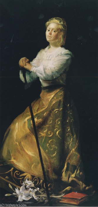 WikiOO.org - Enciklopedija likovnih umjetnosti - Slikarstvo, umjetnička djela Frank Mason - St Catherine of Siena