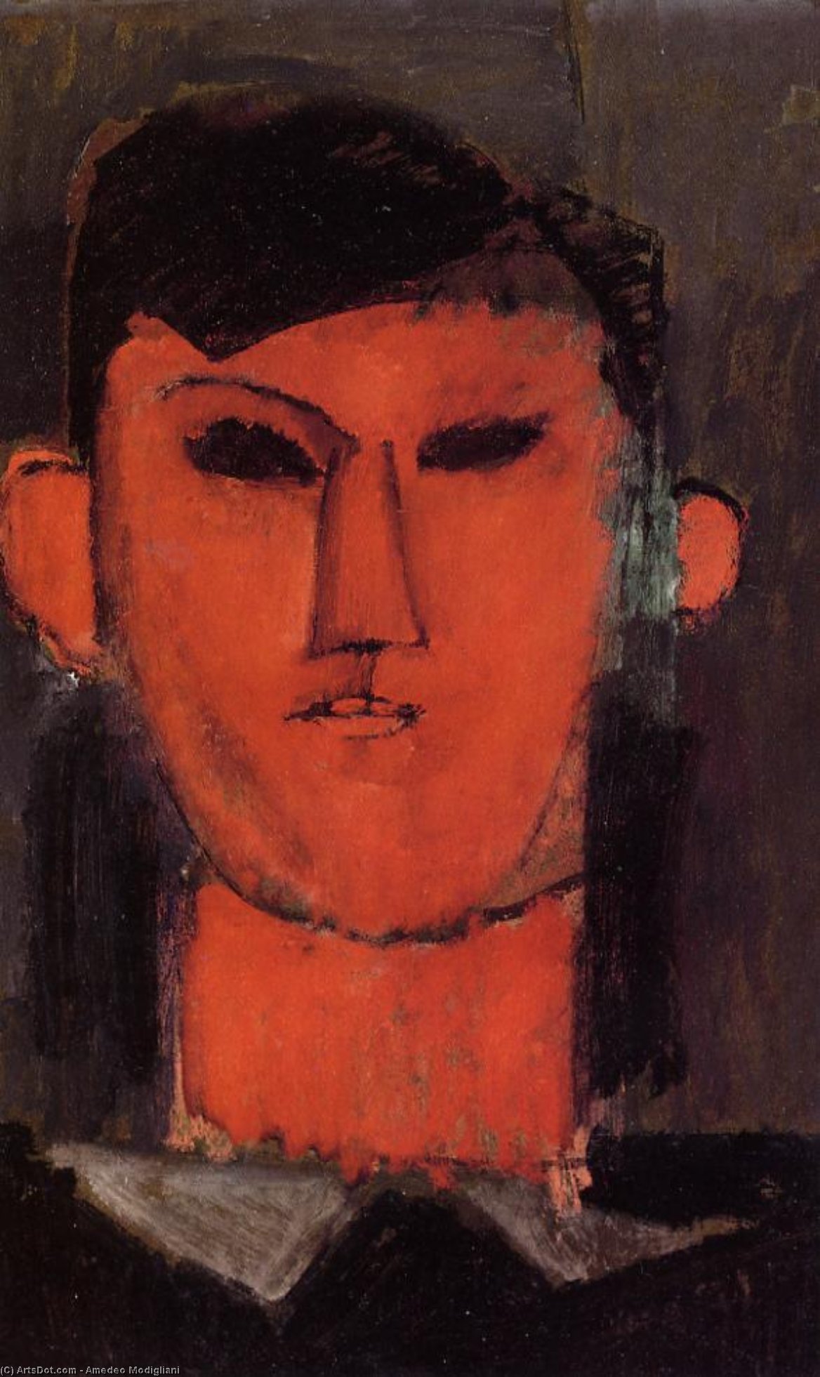 Wikioo.org - Bách khoa toàn thư về mỹ thuật - Vẽ tranh, Tác phẩm nghệ thuật Amedeo Modigliani - Pablo picasso