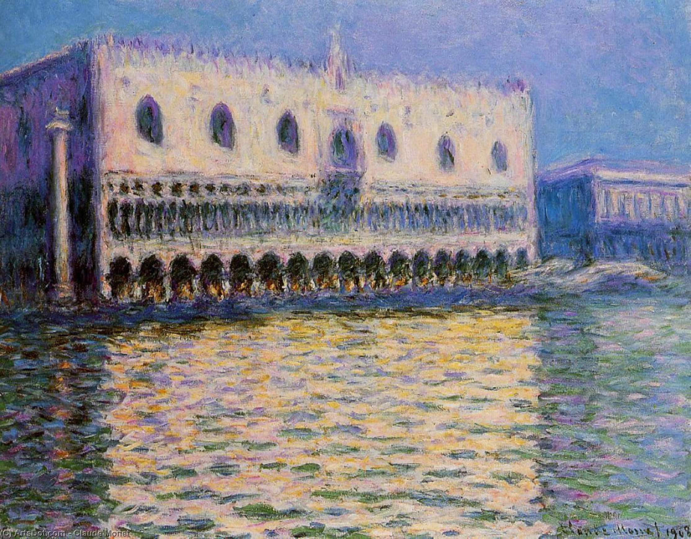 Wikioo.org - The Encyclopedia of Fine Arts - Painting, Artwork by Claude Monet - Palazzo ducale