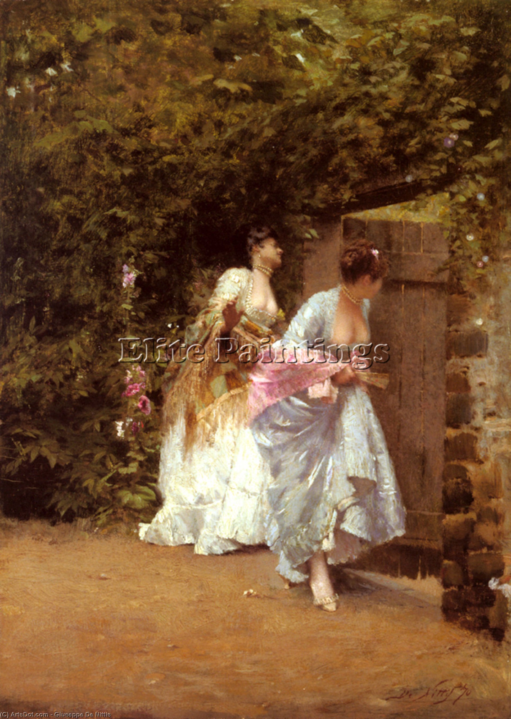 Wikioo.org - The Encyclopedia of Fine Arts - Painting, Artwork by Giuseppe De Nittis - Return from the ball