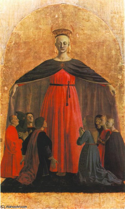 Wikioo.org - The Encyclopedia of Fine Arts - Painting, Artwork by Piero Della Francesca - Polyptych of the Misericordia (detail)