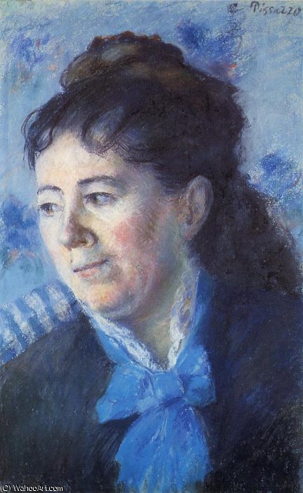 Wikioo.org - The Encyclopedia of Fine Arts - Painting, Artwork by Camille Pissarro - Portrait of Madame F. Estruc