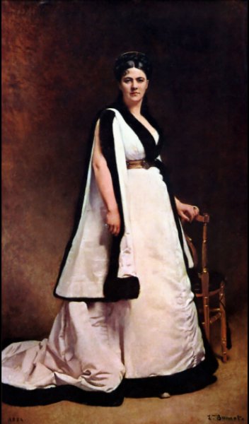 WikiOO.org - 백과 사전 - 회화, 삽화 Léon Joseph Florentin Bonnat - Madame pasca