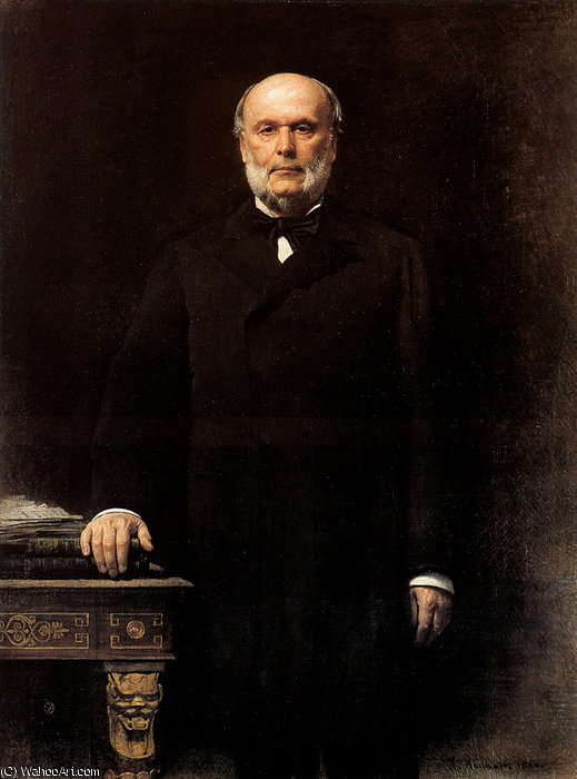 Wikioo.org - The Encyclopedia of Fine Arts - Painting, Artwork by Léon Joseph Florentin Bonnat - Portrait of Jules Grévy