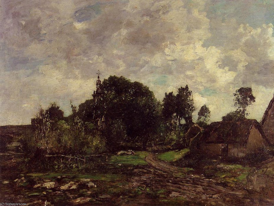Wikioo.org - The Encyclopedia of Fine Arts - Painting, Artwork by Eugène Louis Boudin - Breton landscape