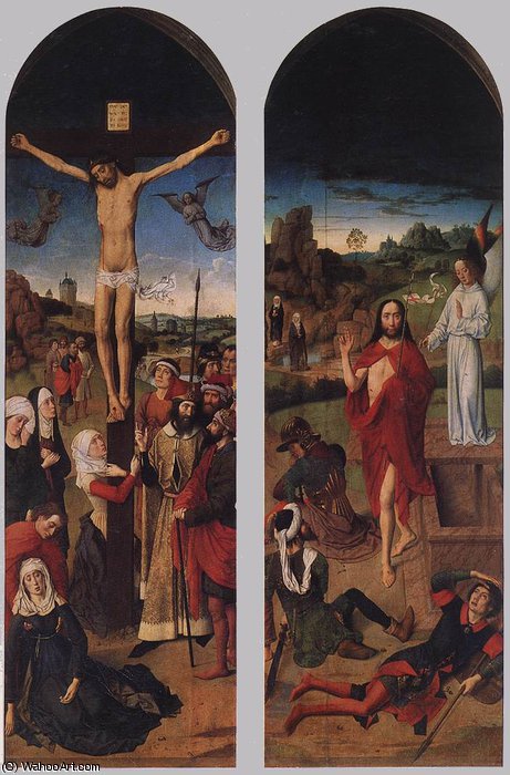 Wikioo.org - The Encyclopedia of Fine Arts - Painting, Artwork by Dieric Bouts - Passion Altarpiece (side wings)