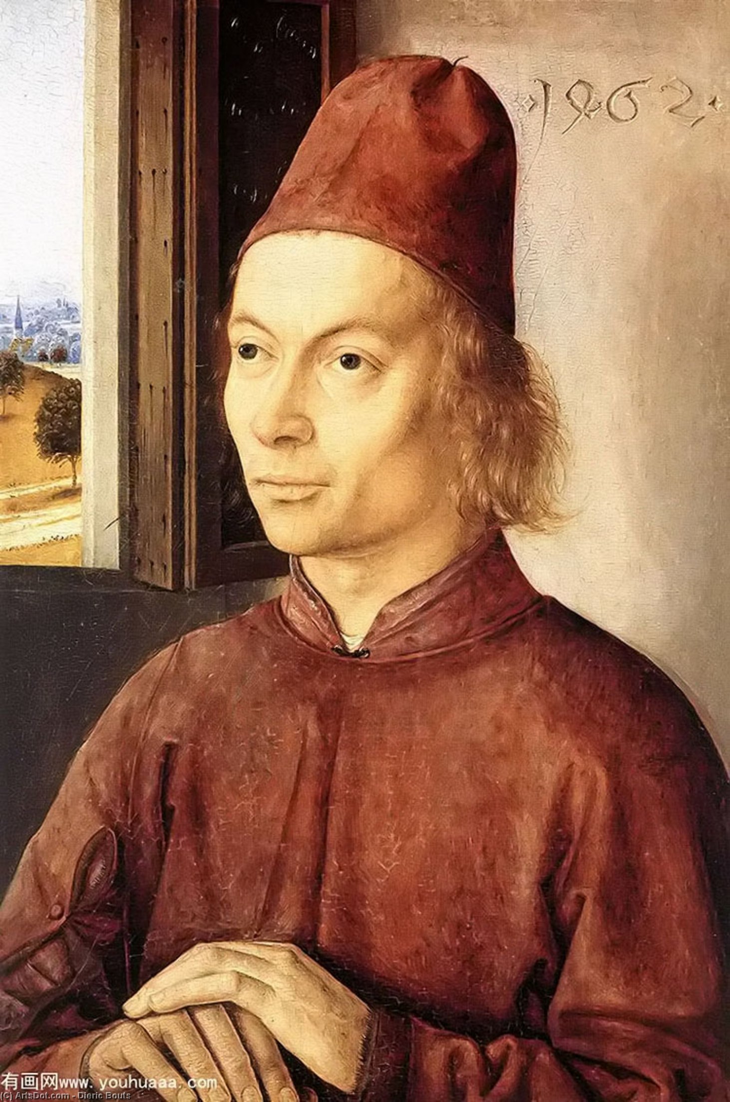 Wikioo.org - The Encyclopedia of Fine Arts - Painting, Artwork by Dieric Bouts - Portrait of a Man