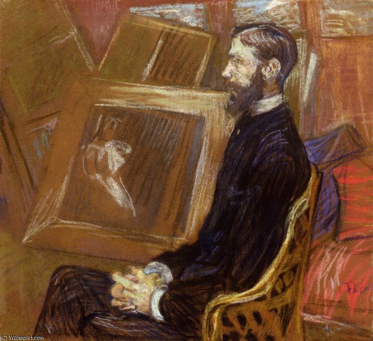 Wikioo.org - The Encyclopedia of Fine Arts - Painting, Artwork by Henri De Toulouse Lautrec - Georges-Henri Manuel