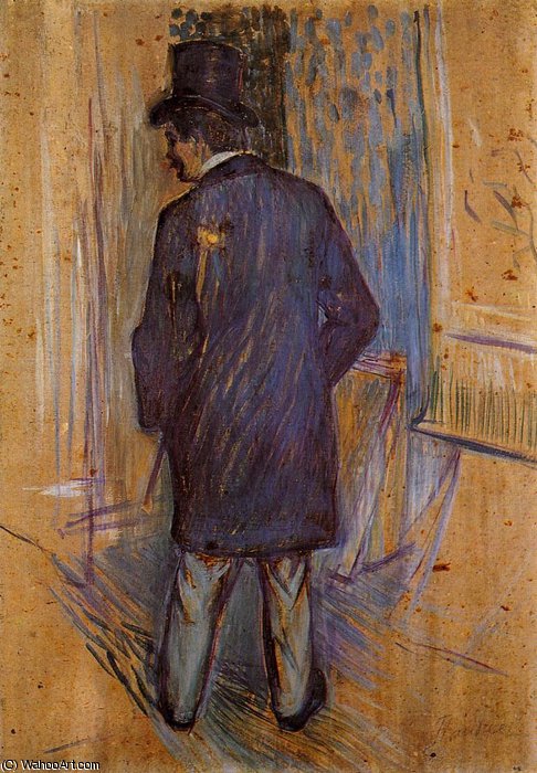 Wikioo.org - The Encyclopedia of Fine Arts - Painting, Artwork by Henri De Toulouse Lautrec - Louis Pascal from the Rear
