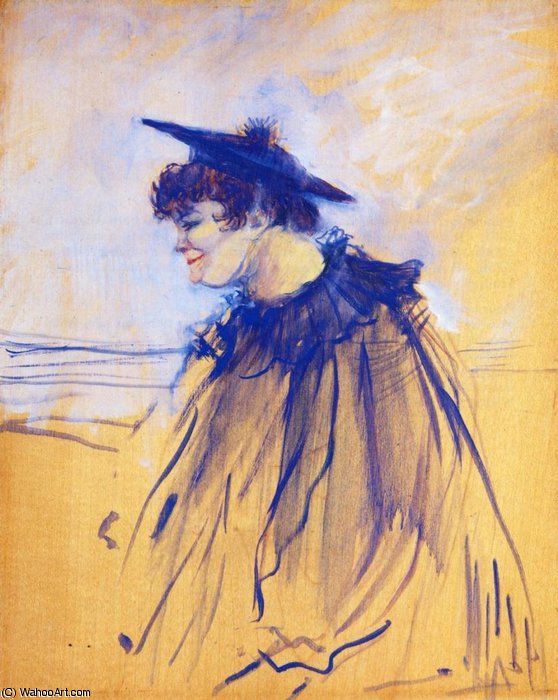 WikiOO.org – 美術百科全書 - 繪畫，作品 Henri De Toulouse Lautrec - 小车小姐，英国歌手