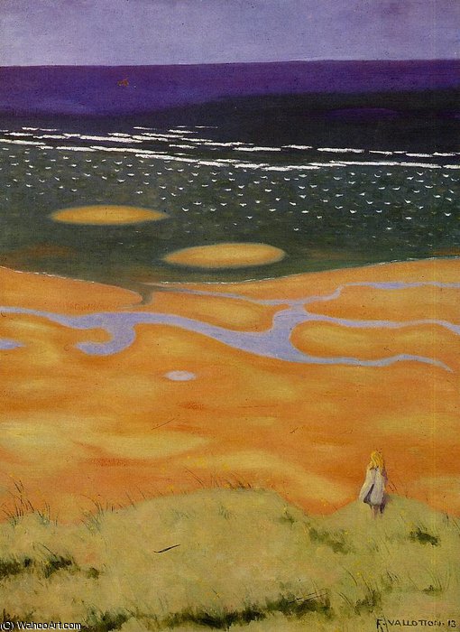 Wikioo.org - The Encyclopedia of Fine Arts - Painting, Artwork by Felix Vallotton - Rising tide