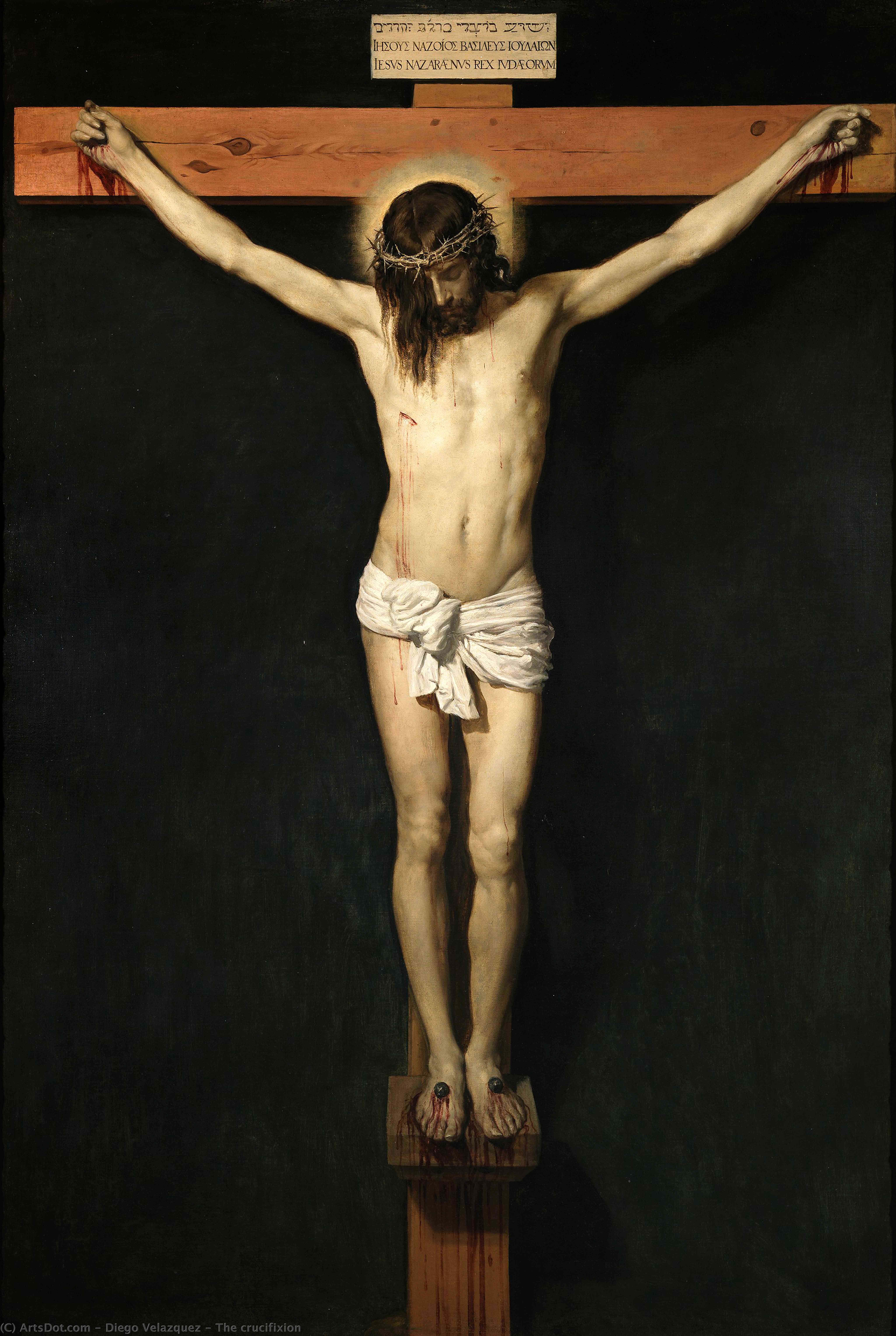 WikiOO.org - Enciclopédia das Belas Artes - Pintura, Arte por Diego Velazquez - The crucifixion