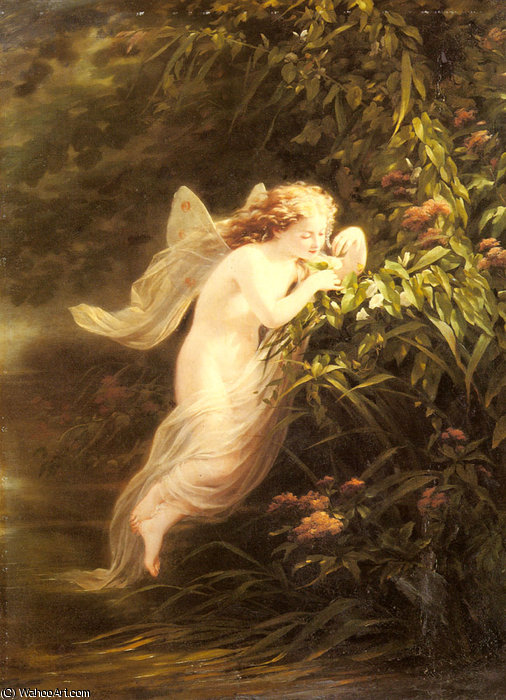 Wikioo.org - The Encyclopedia of Fine Arts - Painting, Artwork by Fritz Zuber Buhler - The Spring of the Morning