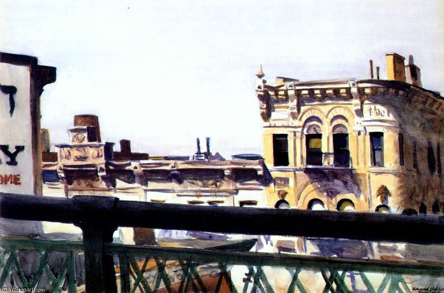 Wikioo.org – La Enciclopedia de las Bellas Artes - Pintura, Obras de arte de Edward Hopper - Los apartamentos lirio