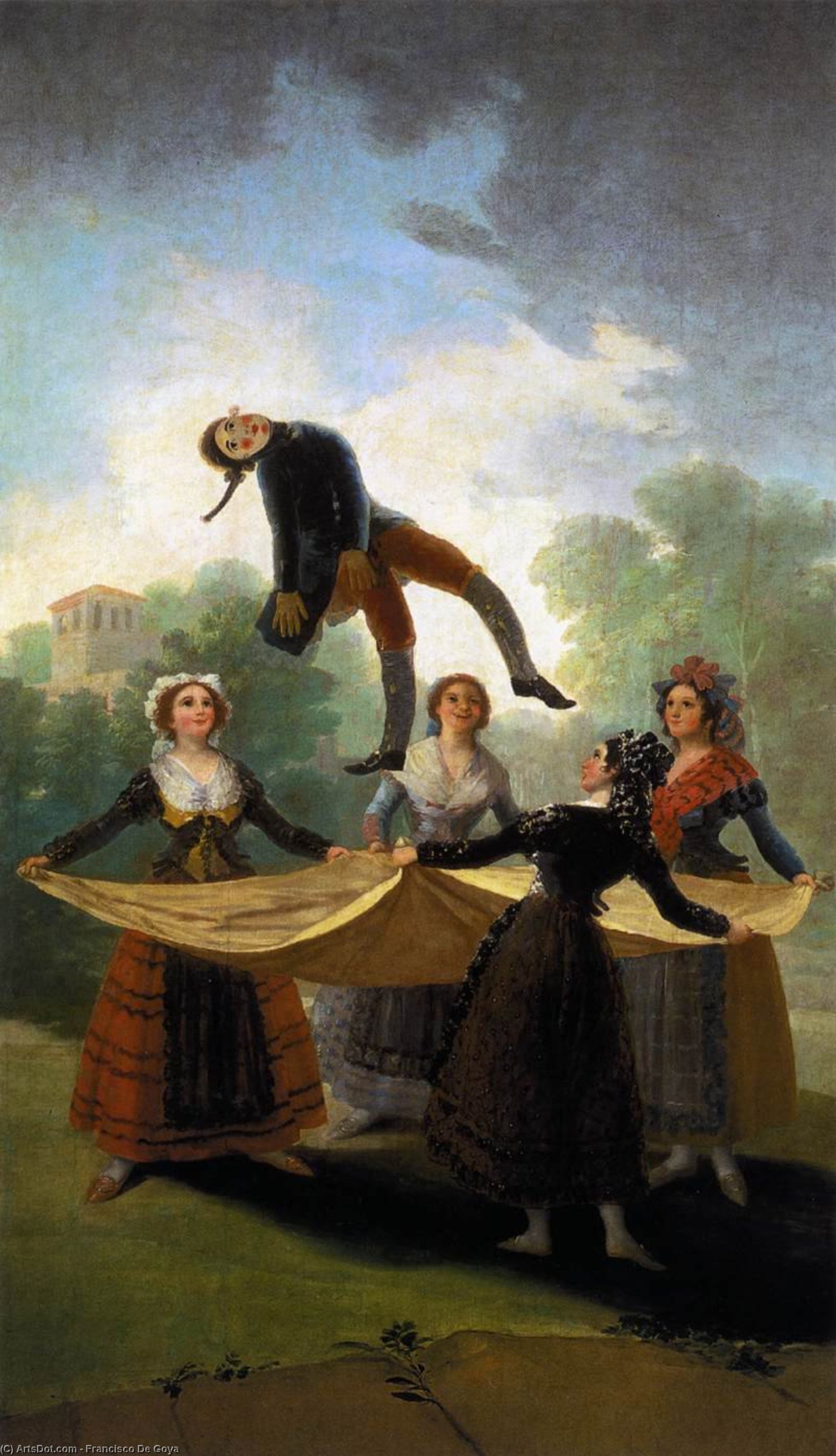 Wikioo.org - The Encyclopedia of Fine Arts - Painting, Artwork by Francisco De Goya - The Straw Manikin