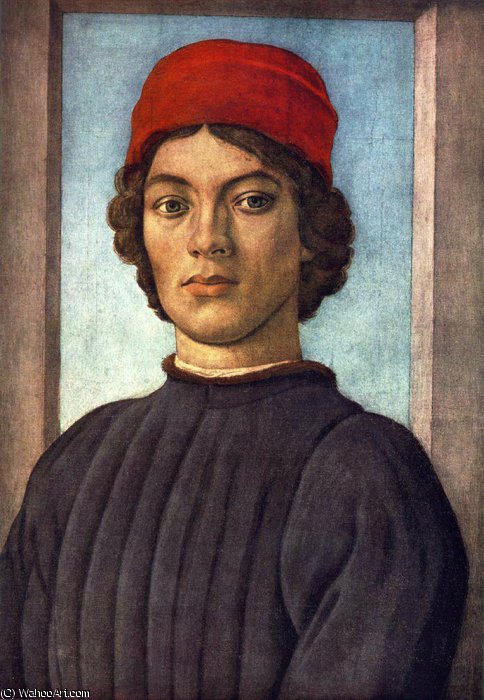 Wikioo.org - The Encyclopedia of Fine Arts - Painting, Artwork by Filippino Lippi - of a Youth