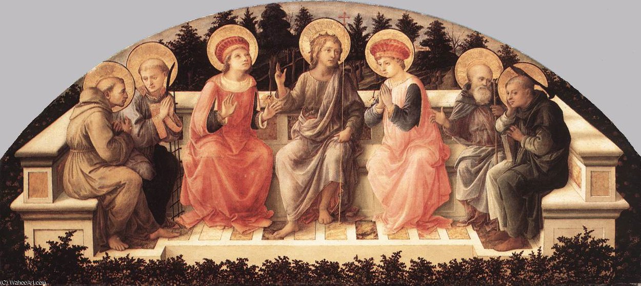 Wikioo.org - The Encyclopedia of Fine Arts - Painting, Artwork by Fra Filippo Lippi - Saints