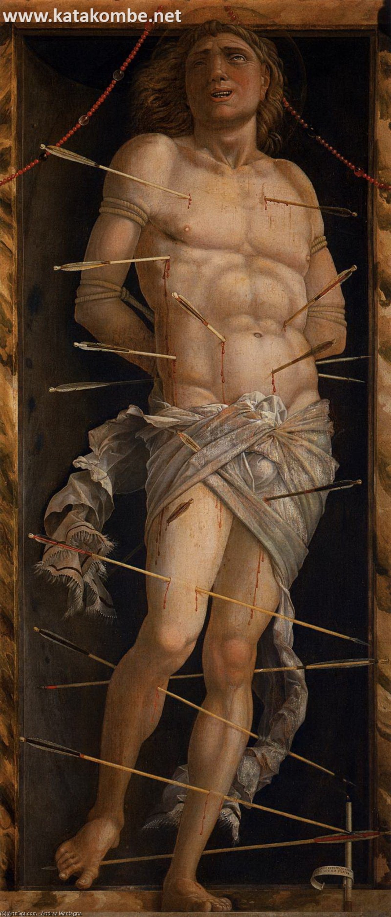 Wikioo.org - The Encyclopedia of Fine Arts - Painting, Artwork by Andrea Mantegna - after1471 - St Sebastian