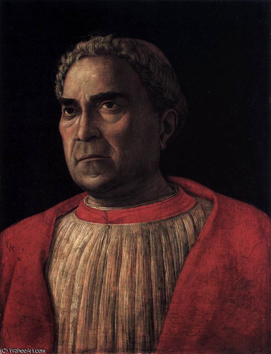 Wikioo.org - สารานุกรมวิจิตรศิลป์ - จิตรกรรม Andrea Mantegna - until1470 - Cardinal Lodovico Trevisan