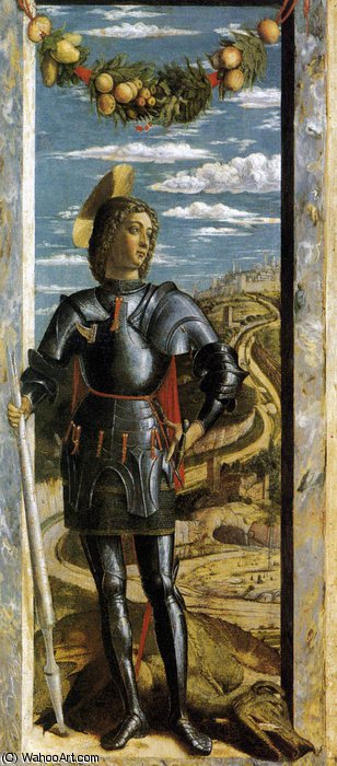 Wikioo.org - สารานุกรมวิจิตรศิลป์ - จิตรกรรม Andrea Mantegna - until1470 - St George