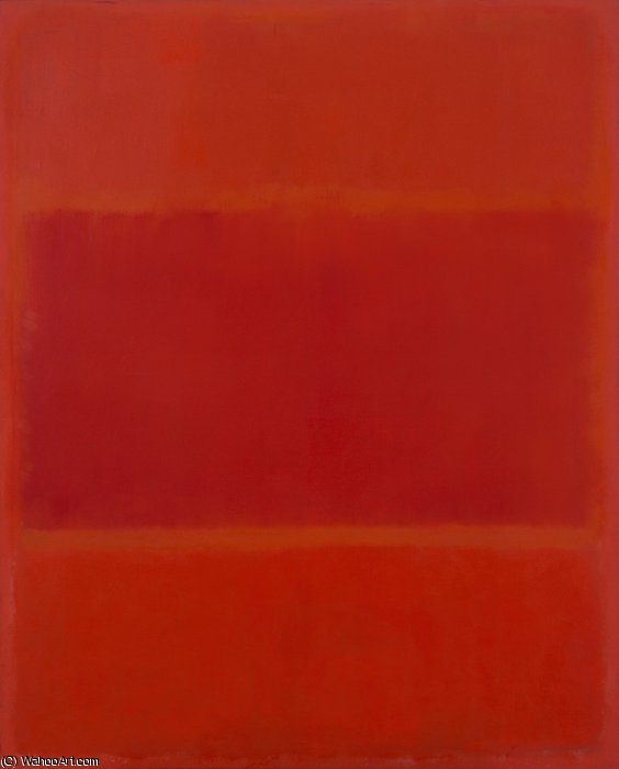 Wikioo.org - สารานุกรมวิจิตรศิลป์ - จิตรกรรม Mark Rothko (Marcus Rothkowitz) - Red and Orange