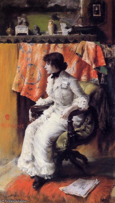 Wikioo.org - The Encyclopedia of Fine Arts - Painting, Artwork by William Merritt Chase - Virginia gerson