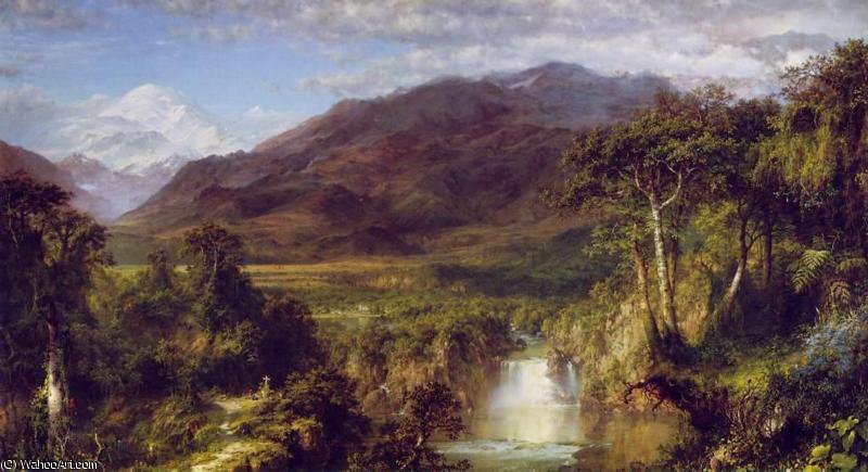 WikiOO.org - Enciclopédia das Belas Artes - Pintura, Arte por Frederic Edwin Church - Heart of the Andes