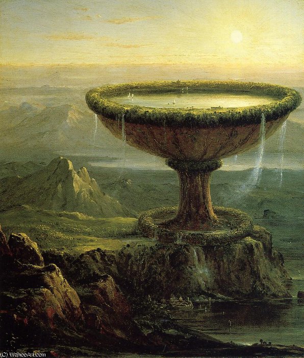 Wikioo.org - The Encyclopedia of Fine Arts - Painting, Artwork by Thomas Cole - The tatan's goblet