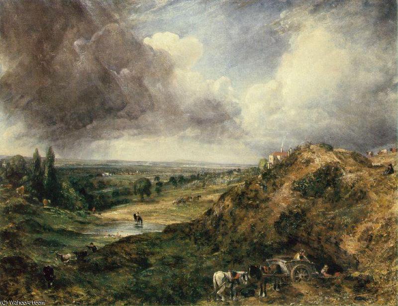 Wikioo.org - The Encyclopedia of Fine Arts - Painting, Artwork by John Constable - Branch hill pond, hampstead heath