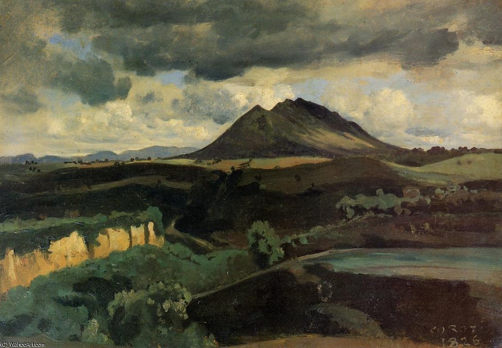 Wikioo.org - The Encyclopedia of Fine Arts - Painting, Artwork by Jean Baptiste Camille Corot - Monte soracte