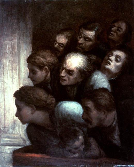 Wikioo.org - The Encyclopedia of Fine Arts - Painting, Artwork by Honoré Daumier - The free performance