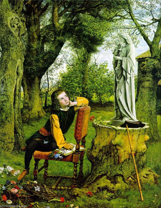 Wikoo.org - موسوعة الفنون الجميلة - اللوحة، العمل الفني William Dyce - Titian's first painting