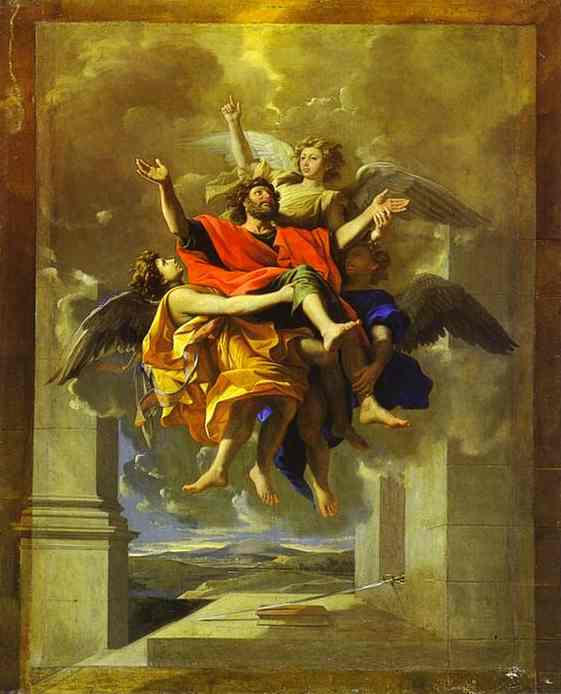 WikiOO.org - Encyclopedia of Fine Arts - Maľba, Artwork Nicolas Poussin - The Ecstasy of St. Peter