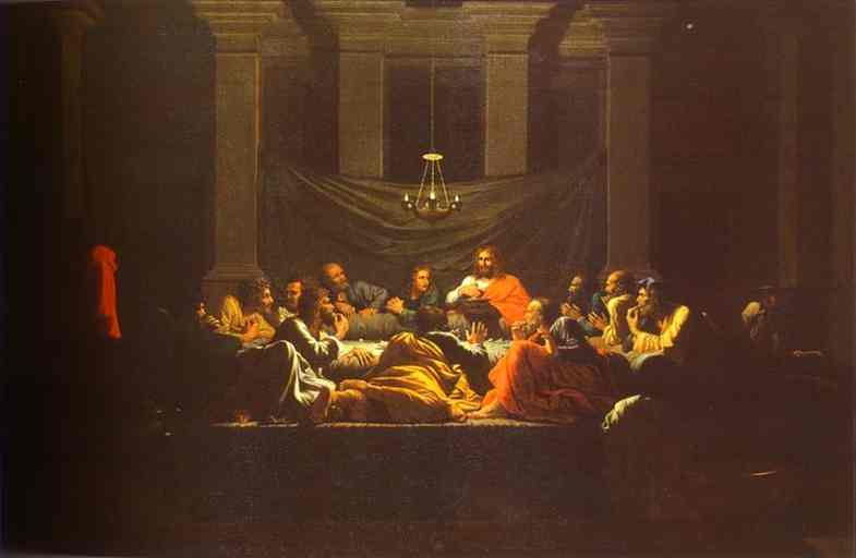 WikiOO.org - Enciclopédia das Belas Artes - Pintura, Arte por Nicolas Poussin - The eucharist