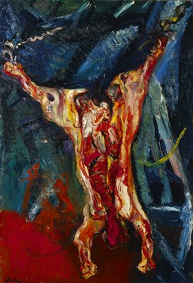 Wikioo.org - The Encyclopedia of Fine Arts - Painting, Artwork by Chaim Soutine - (Carcass of beef) Minneapolis Institute of Arts