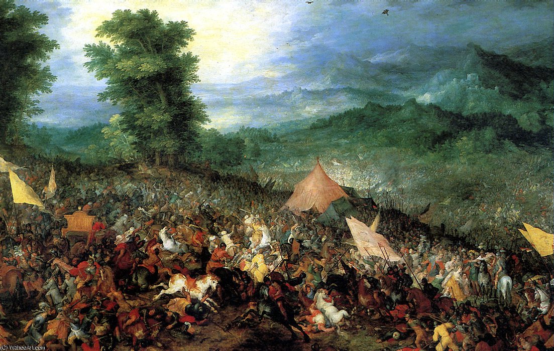 Wikioo.org - The Encyclopedia of Fine Arts - Painting, Artwork by Jan Brueghel The Elder - The Battle of Issus
