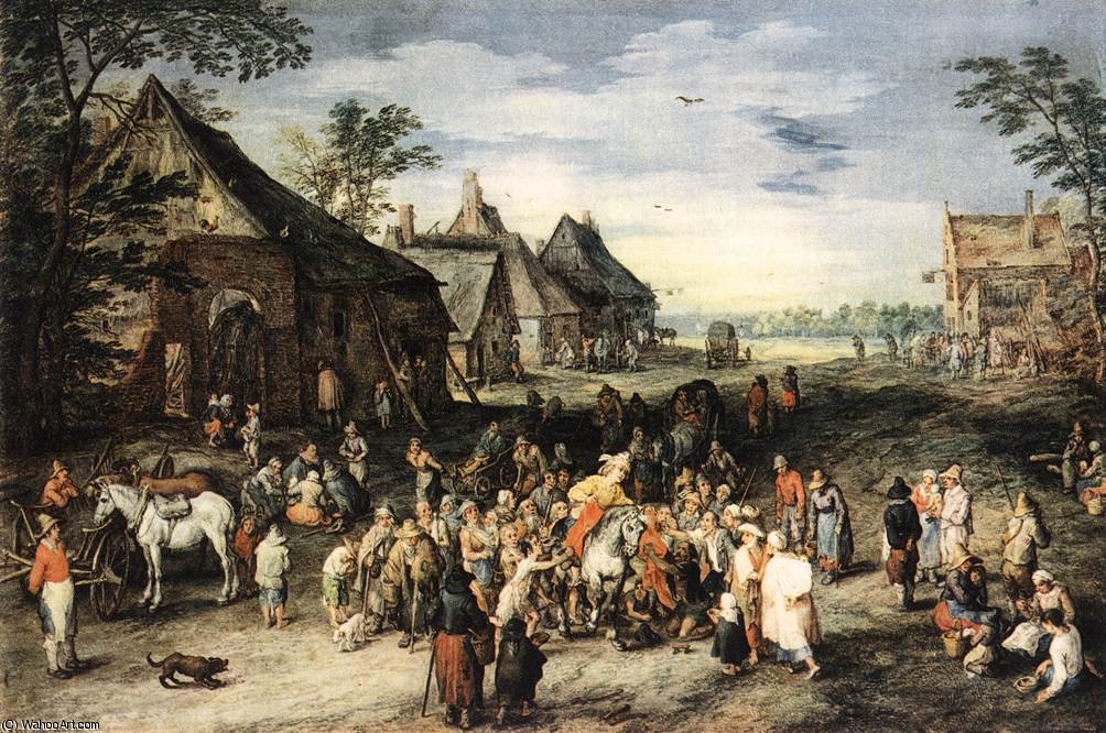 WikiOO.org – 美術百科全書 - 繪畫，作品 Jan Brueghel The Elder - 圣马丁