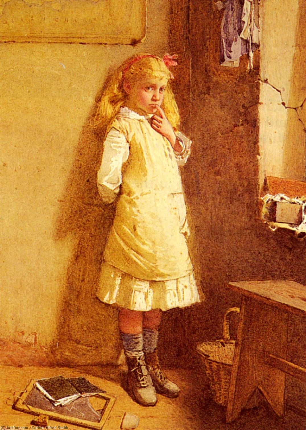 Wikioo.org - The Encyclopedia of Fine Arts - Painting, Artwork by Carlton Alfred Smith - In the corner