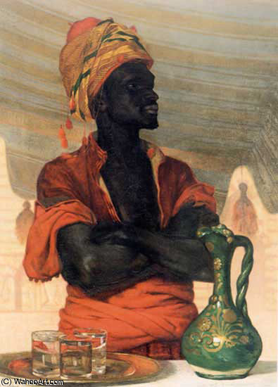 Wikioo.org - The Encyclopedia of Fine Arts - Painting, Artwork by Francis Davis Millet - turkish water seller