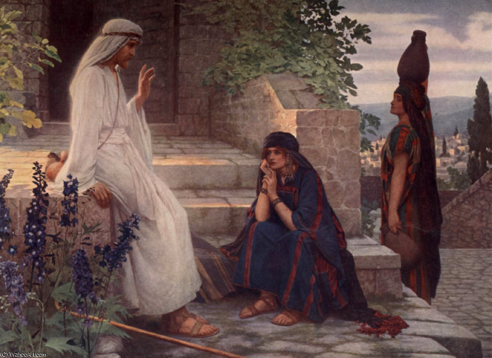 Wikioo.org - The Encyclopedia of Fine Arts - Painting, Artwork by Herbert Gustav Schmalz - Home of Bethany
