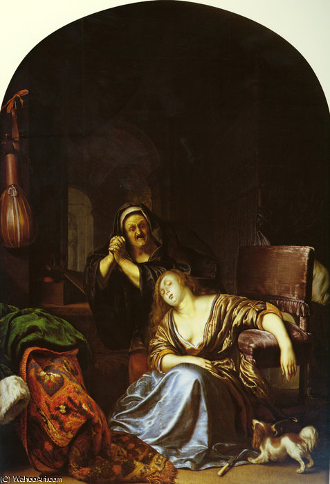 WikiOO.org – 美術百科全書 - 繪畫，作品 Frans Van Mieris - 上古到卢克丽霞的死亡