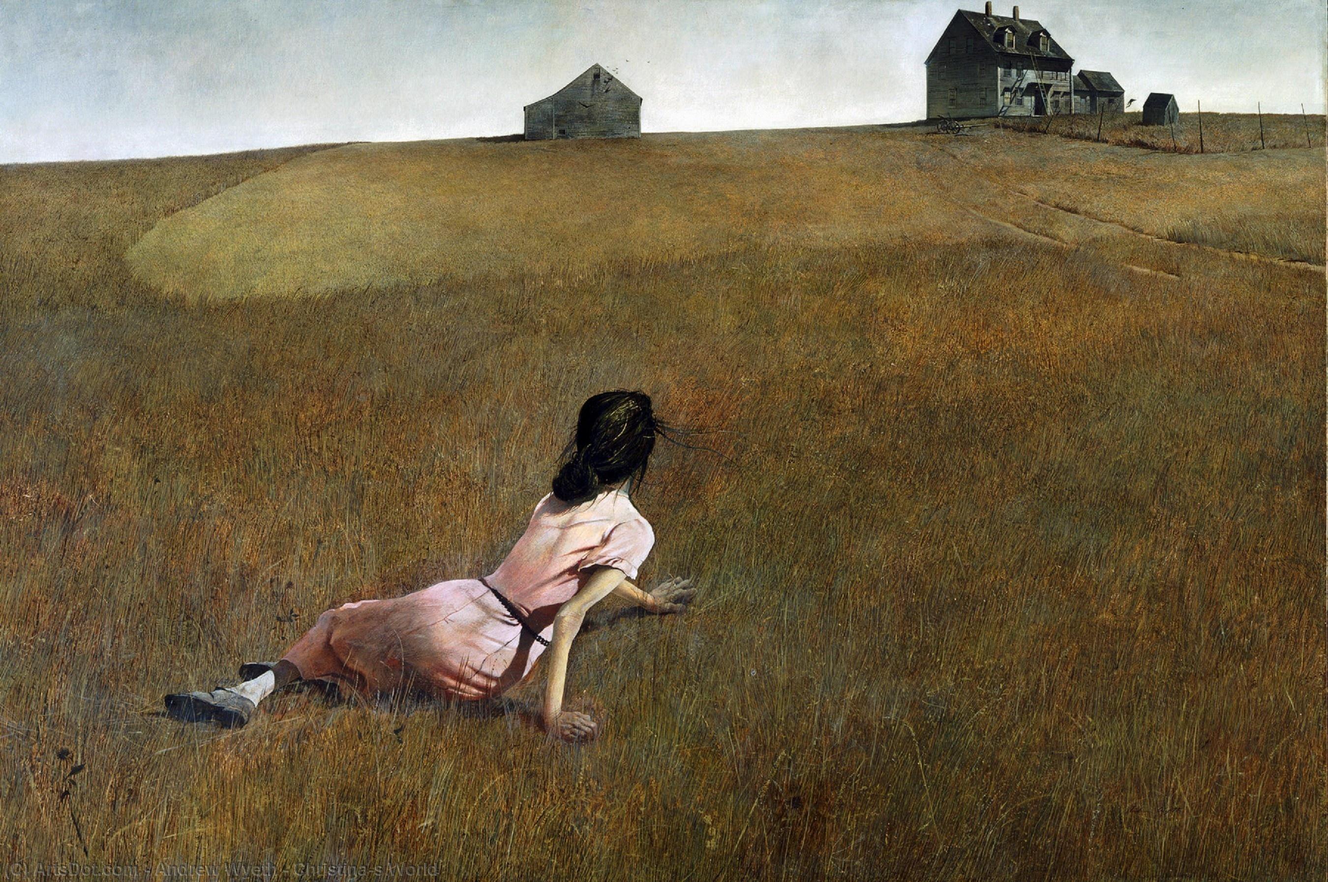 Wikioo.org - The Encyclopedia of Fine Arts - Painting, Artwork by Andrew Wyeth - Christina's World
