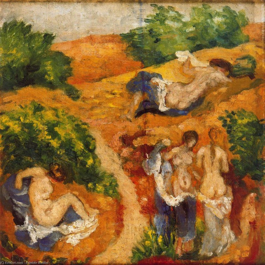 Wikioo.org - The Encyclopedia of Fine Arts - Painting, Artwork by Aristide Maillol - Untitled (434)