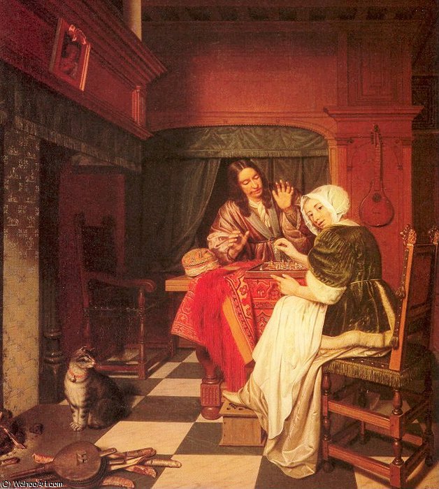 Wikioo.org – L'Enciclopedia delle Belle Arti - Pittura, Opere di Cornelis De Man - senza titolo (296)