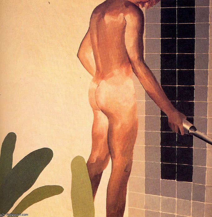 Wikioo.org – La Enciclopedia de las Bellas Artes - Pintura, Obras de arte de David Hockney - Intitulado 947